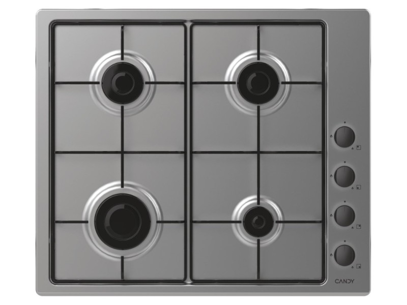 Candy Smart CHW6LBX/4U Stainless steel Built-in 60 cm Gas 4 zone(s) CHW6LBX/4U2 – Candy Котлони за вграждане