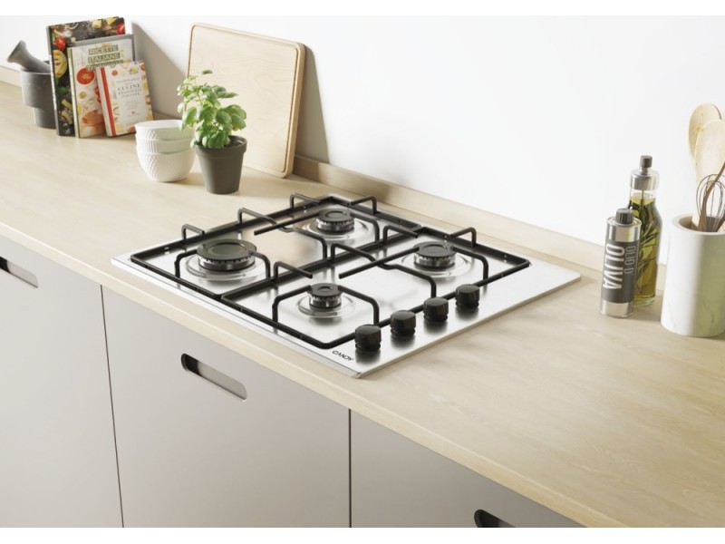 Candy Smart CHW6LBX/4U Stainless steel Built-in 60 cm Gas 4 zone(s) CHW6LBX/4U2 – Candy Котлони за вграждане