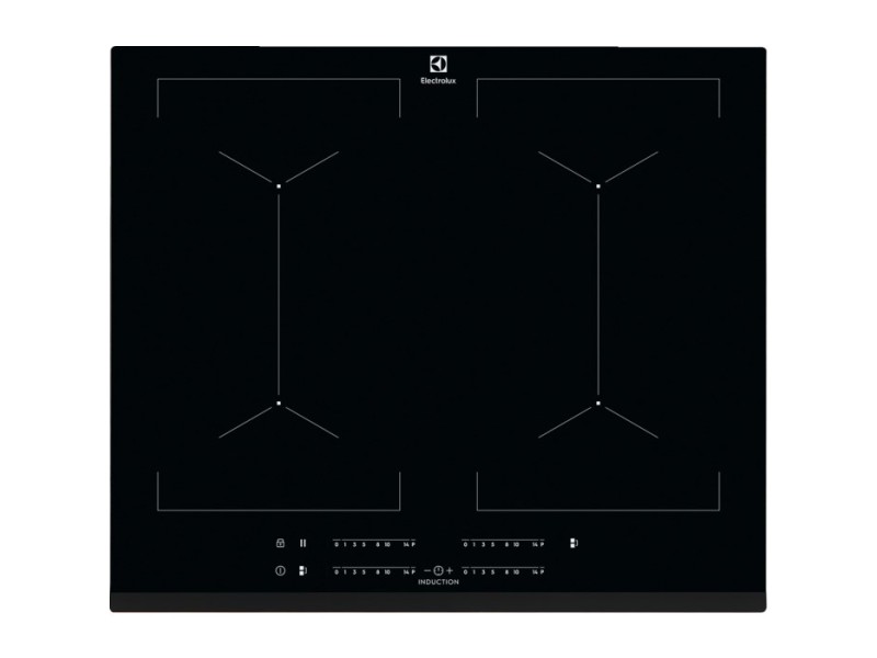 Electrolux CIV644 Black Built-in 60 cm Zone induction hob 4 zone(s) CIV644 – Electrolux Котлони за вграждане