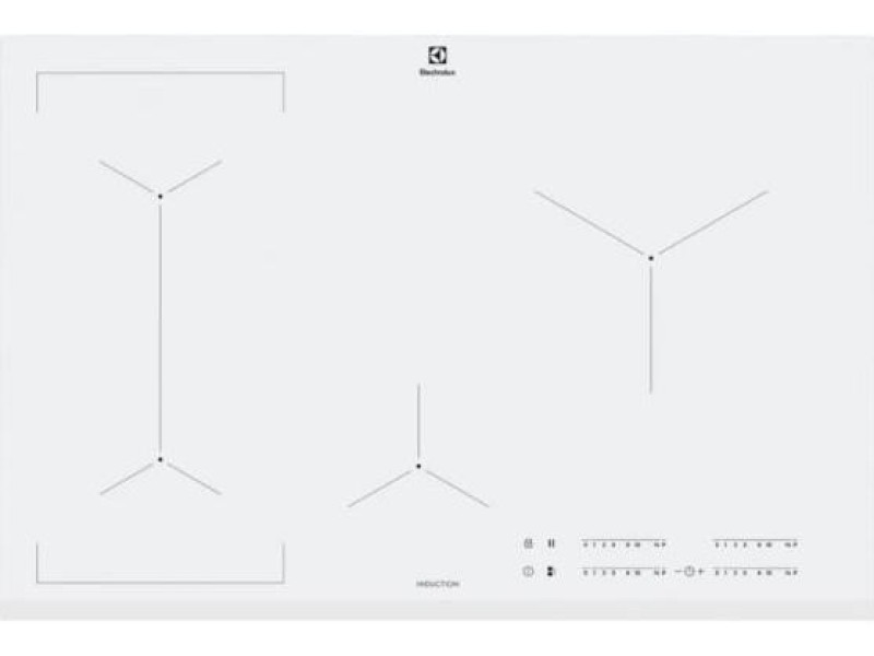 Electrolux EIV83443BW hob White Built-in Zone induction hob 4 zone(s) EIV83443BW – Electrolux Котлони за вграждане
