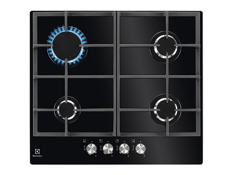 Electrolux KGG6426K Black Built-in 56 cm Gas 4 zone(s) KGG6426K – Electrolux Котлони за вграждане