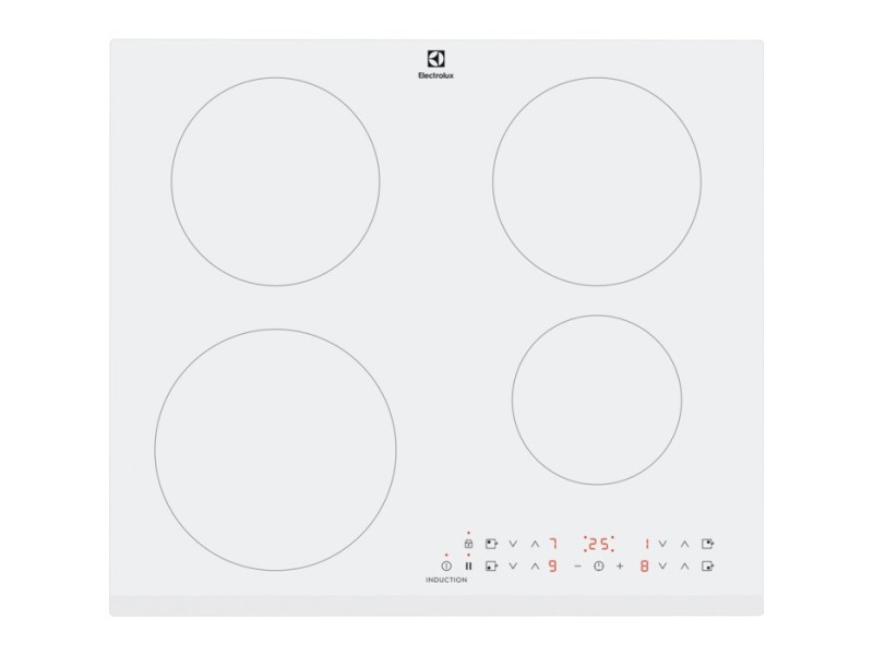 Electrolux LIR60430BW White Built-in 60 cm Zone induction hob 4 zone(s) LIR60430BW – Electrolux Котлони за вграждане