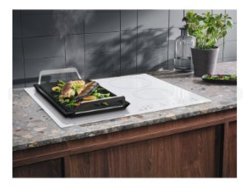 Electrolux LIV63431BW White Built-in 59 cm Zone induction hob 4 zone(s) LIV63431BW – Electrolux Котлони за вграждане