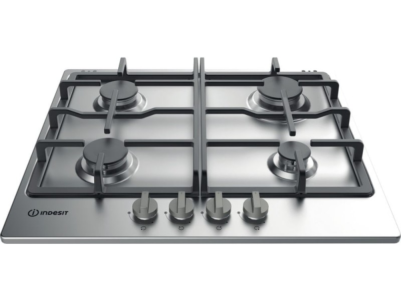 Indesit THP 641 IX/I Stainless steel Built-in 58 cm Gas 4 zone(s) THP 641 IX/I – Indesit Котлони за вграждане