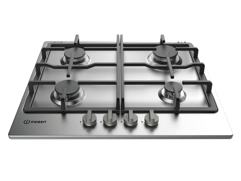 Indesit THP 641 IX/I Stainless steel Built-in 58 cm Gas 4 zone(s) THP 641 IX/I – Indesit Котлони за вграждане