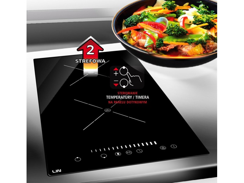 Induction cooktop LI-A23511 3500 W Black LI-A23511 – LIN Котлони за вграждане