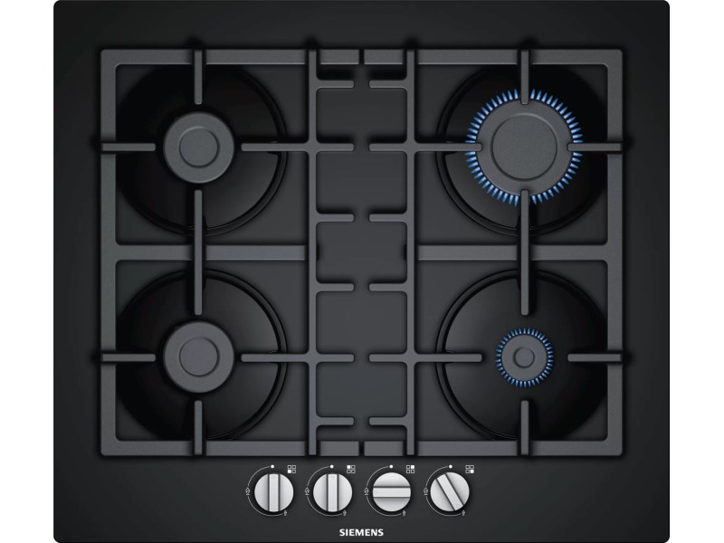 Siemens iQ300 EN6B6PB90 hob Black Built-in 60 cm Gas 4 zone(s) EN6B6PB90 – Siemens Котлони за вграждане