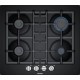 Siemens iQ300 EN6B6PB90 hob Black Built-in 60 cm Gas 4 zone(s) EN6B6PB90 – Siemens Котлони за вграждане