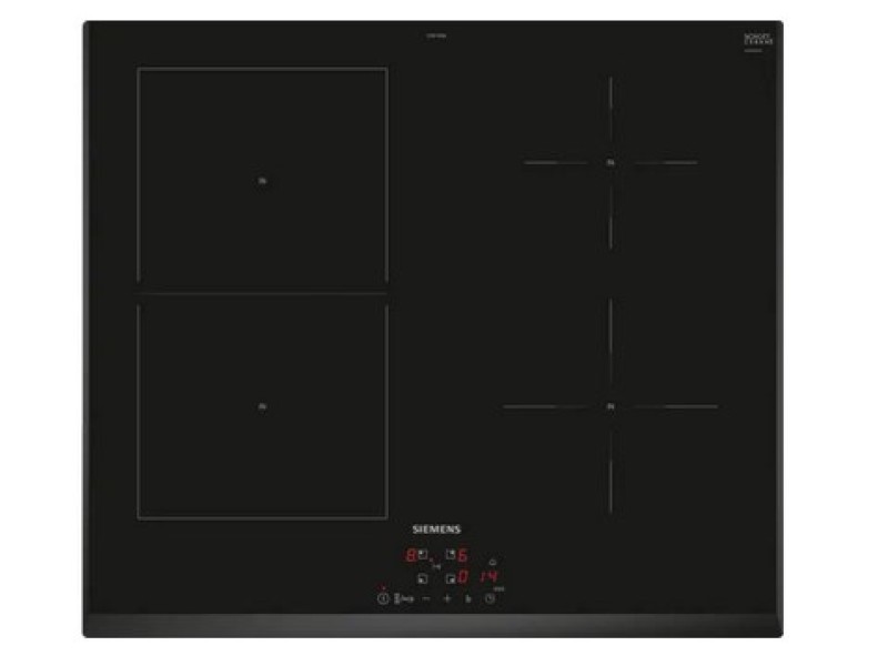 Siemens iQ500 ED651BSB6E hob Black Built-in 60 cm Zone induction hob 4 zone(s) ED651BSB6E – Siemens Котлони за вграждане