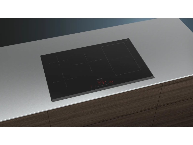 Siemens iQ500 ED851HWB1E hob Black Built-in 80 cm Zone induction hob 5 zone(s) ED851HWB1E – Siemens Котлони за вграждане