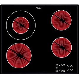 Whirlpool AKT 8130 BA hob Black Built-in Ceramic 4 zone(s)