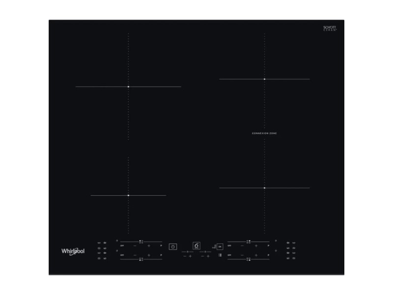 Whirlpool WB B8360 NE hob Black Built-in 59 cm Zone induction hob 4 zone(s) WB B3960 BF – Whirlpool Котлони за вграждане