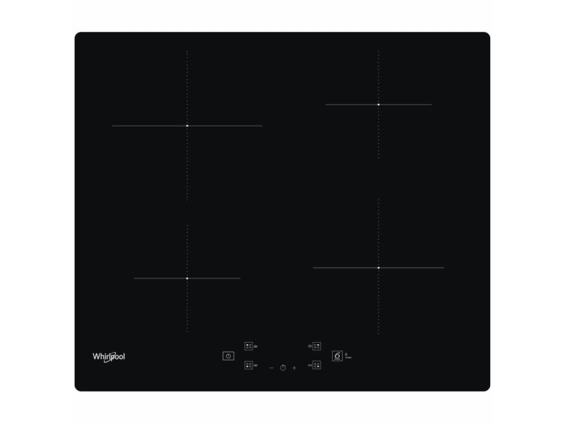 Whirlpool WS Q2160 NE Black Built-in 59 cm Zone induction hob 4 zone(s) WS Q2160 NE – Whirlpool Котлони за вграждане