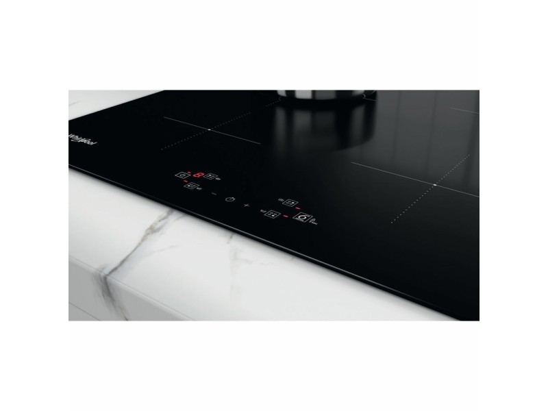 Whirlpool WS Q2160 NE Black Built-in 59 cm Zone induction hob 4 zone(s) WS Q2160 NE – Whirlpool Котлони за вграждане