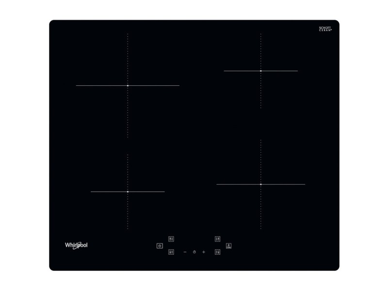 Whirlpool WS Q4860 NE hob Black Built-in 60 cm Zone induction hob 4 zone(s) WS Q4860 NE – Whirlpool Котлони за вграждане