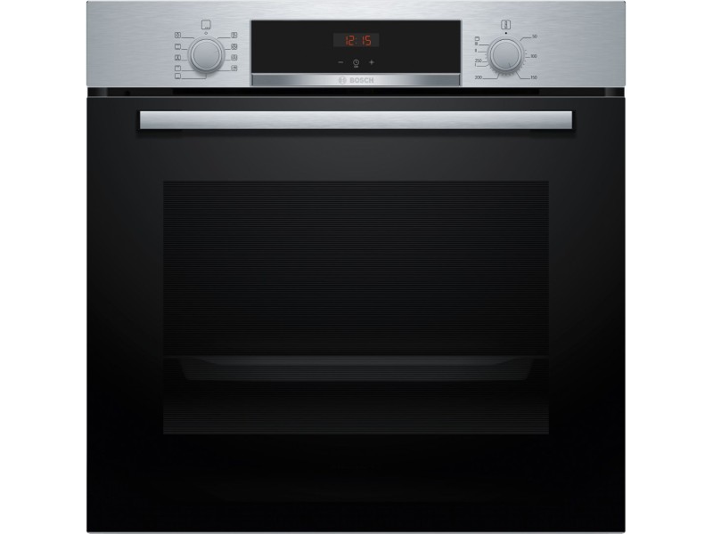 Bosch Serie 4 HBA514BS3 oven 71 L 3400 W Black, Stainless steel HBA514BS3 – BOSCH Фурни за вграждане