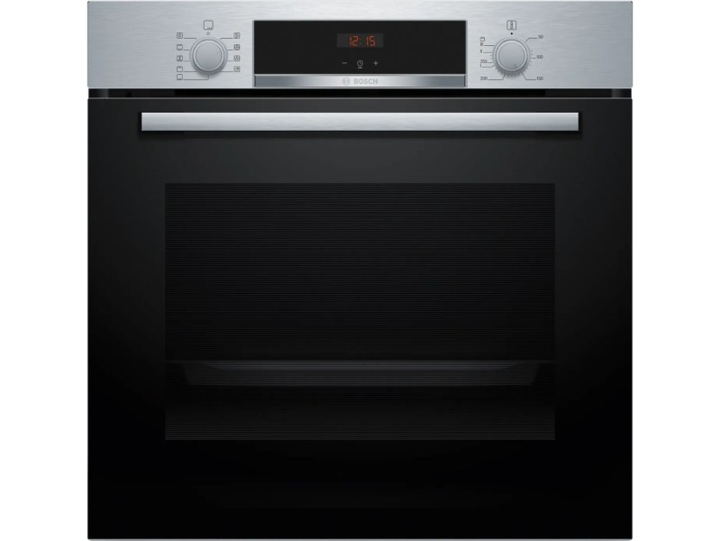 Bosch Serie 4 HBA534ES3 oven 71 L 3400 W Black, Stainless steel HBA534ES3 – BOSCH Фурни за вграждане
