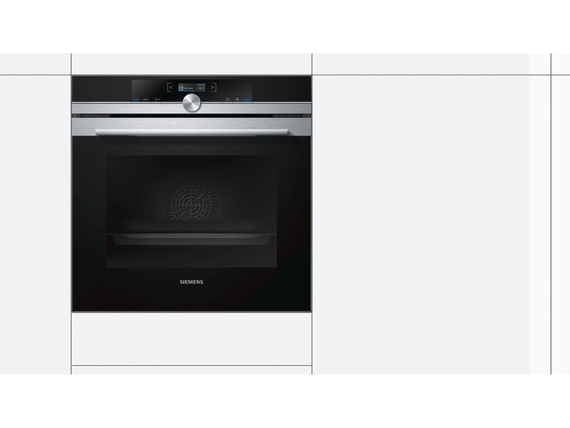 Siemens iQ700 HB632GBS1 oven 71 L Black, Stainless steel HB632GBS1 – Siemens Фурни за вграждане