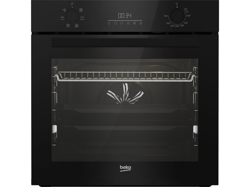 Thermo electric oven Beko BBIE123001BD Black BBIE123001BD – Beko Фурни за вграждане