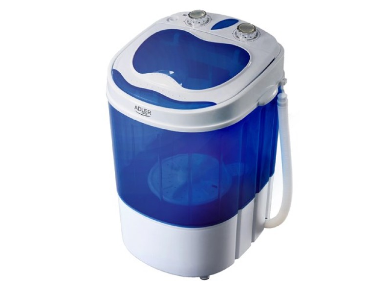 Adler AD 8051 washing machine Top-load 3 kg Blue, White AD 8051 – Adler Перални