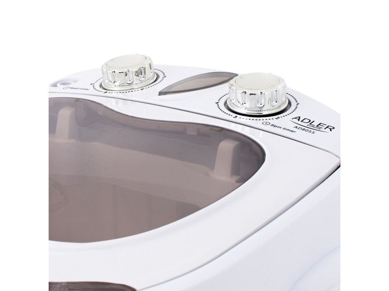 Adler AD 8055 washing machine Top-load 3 kg Cream, White AD 8055 – Adler Перални
