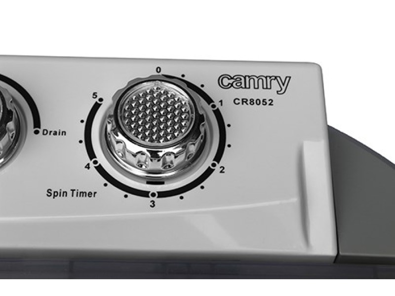 Camry Premium CR 8052 washing machine Top-load 3 kg Grey, White CR 8052 – Adler Перални
