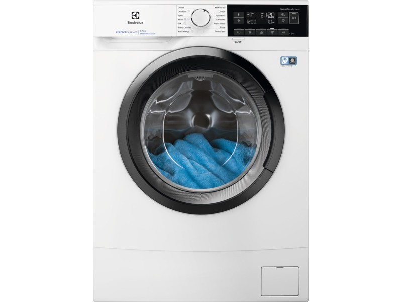 Electrolux EW6SN347SP washing machine Front-load 7 kg 1400 RPM White EW6SN347SP – Electrolux Перални