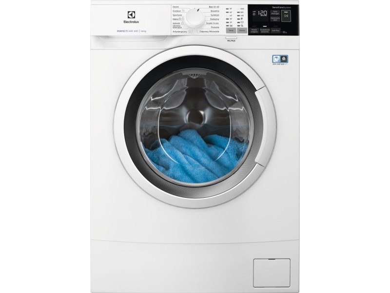 Electrolux PerfectCare 600 EW6SN406WP washing machine Front-load 6 kg 1000 RPM White EW6SN406WP – Electrolux Перални