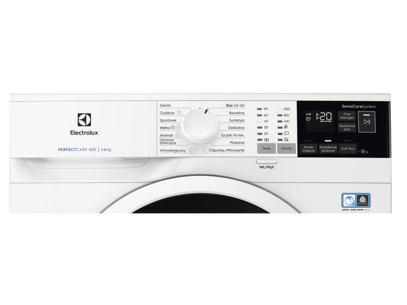 Electrolux PerfectCare 600 EW6SN406WP washing machine Front-load 6 kg 1000 RPM White EW6SN406WP – Electrolux Перални