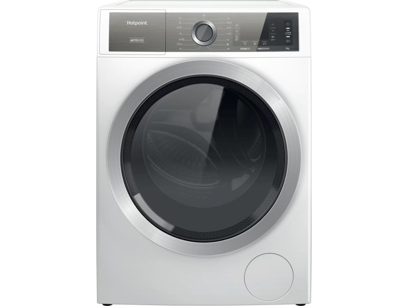 Hotpoint H8 W946WB EU washing machine Front-load 9 kg 1400 RPM White H8 W946WB EU – Hotpoint Перални