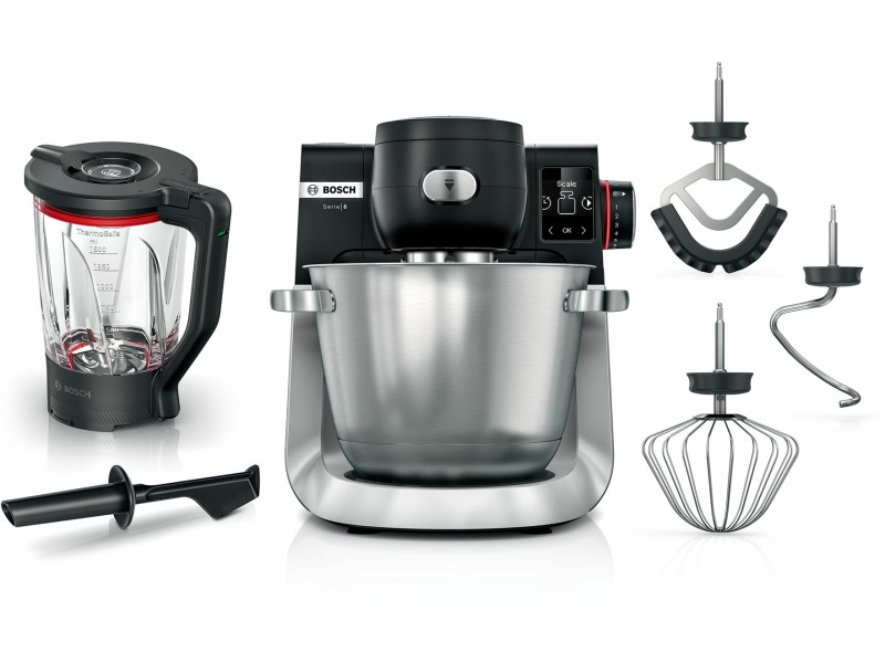 Bosch Serie 6 MUMS6ZS17 food processor 1600 W 5.5 L Black, Stainless steel MUMS6ZS17 – BOSCH Кухненски роботи