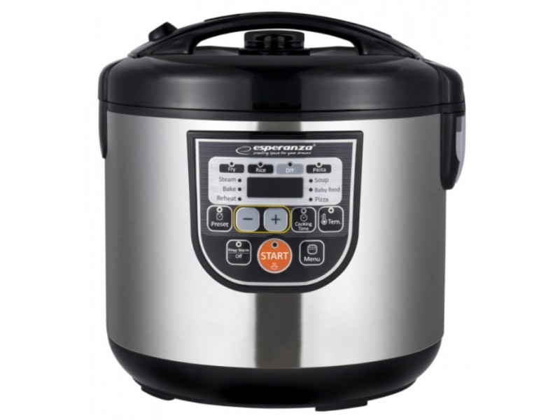 Esperanza EKG011 multi cooker 5 L 860 W Black, Stainless steel Esperanza EKG011 multi cooker 5 L 860 W Black, Stainless steel