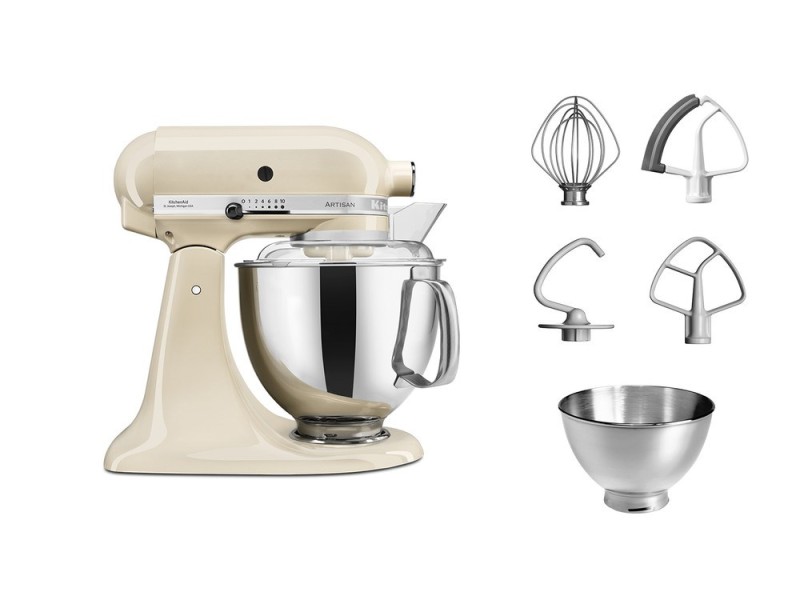 KitchenAid 5KSM175PSEAC  Artisan food processor 300 W 4.8 L Cream 5KSM175PSEAC – KitchenAid Кухненски роботи