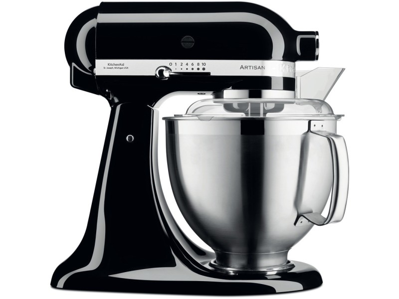 KitchenAid Artisan 5KSM185PS food processor 300 W 4.8 L Black 5KSM185PSEOB – KitchenAid Кухненски роботи