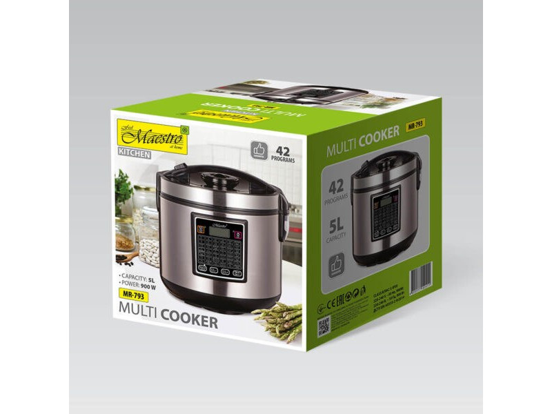 MULTICOOKER MAESTRO MR-793 42 programmes MULTICOOKER MAESTRO MR-793 42 programmes