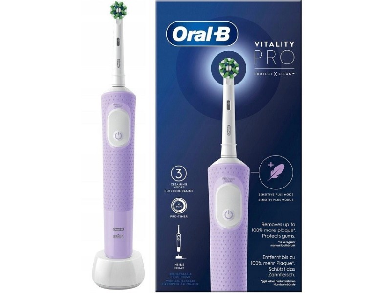 Braun electric toothbrush Oral-B Vitality Pro D103 Lilac D103 CLS – Braun Грижа за устата