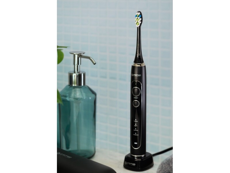 OROMED ORO-SONIC NEXT BLACK black sonic toothbrush SONIC NEXT BLACK – oromed Грижа за устата