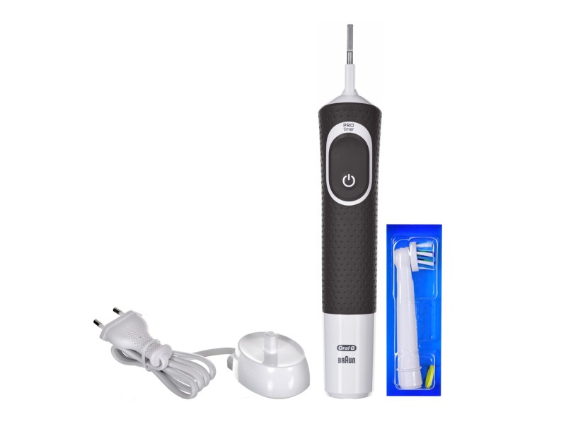Oral-B Vitality 100 Cross Action Adult Rotating-oscillating toothbrush Black,White Vitality 100 – Braun Грижа за устата
