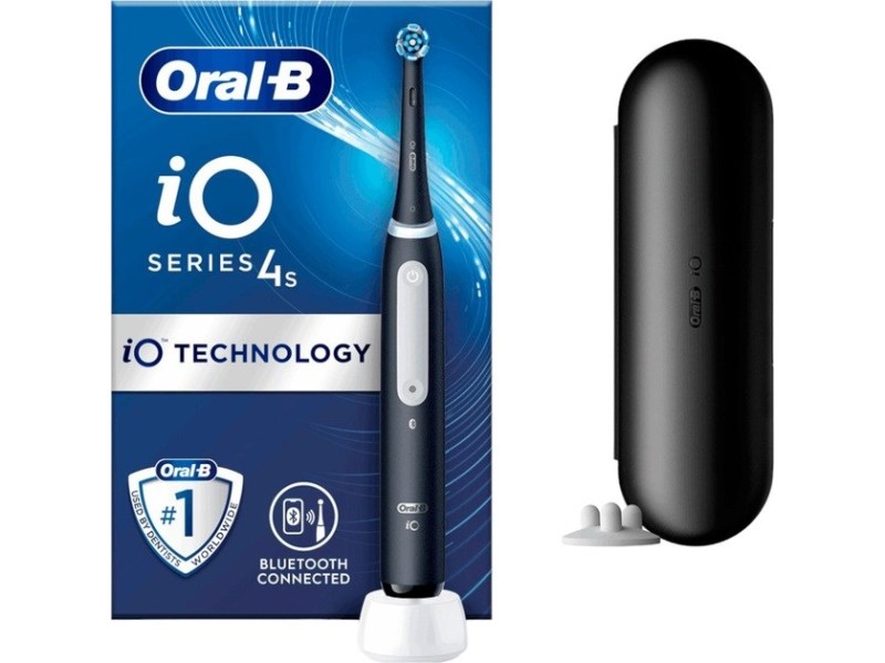 Oral-B iO4s Matt Black electric toothbrush AGDBRASDZ0340 – Braun Грижа за устата