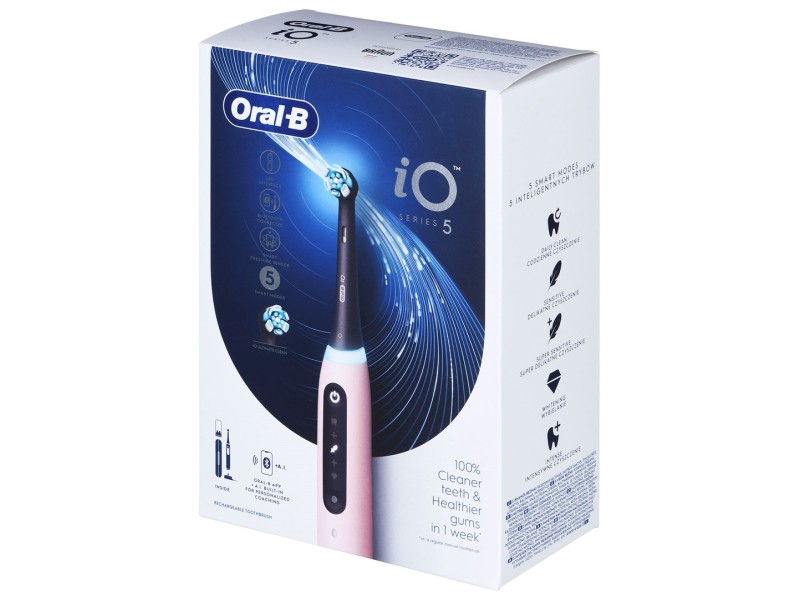 Oral-B iO5 Pink electric toothbrush BR00305 – Braun Грижа за устата