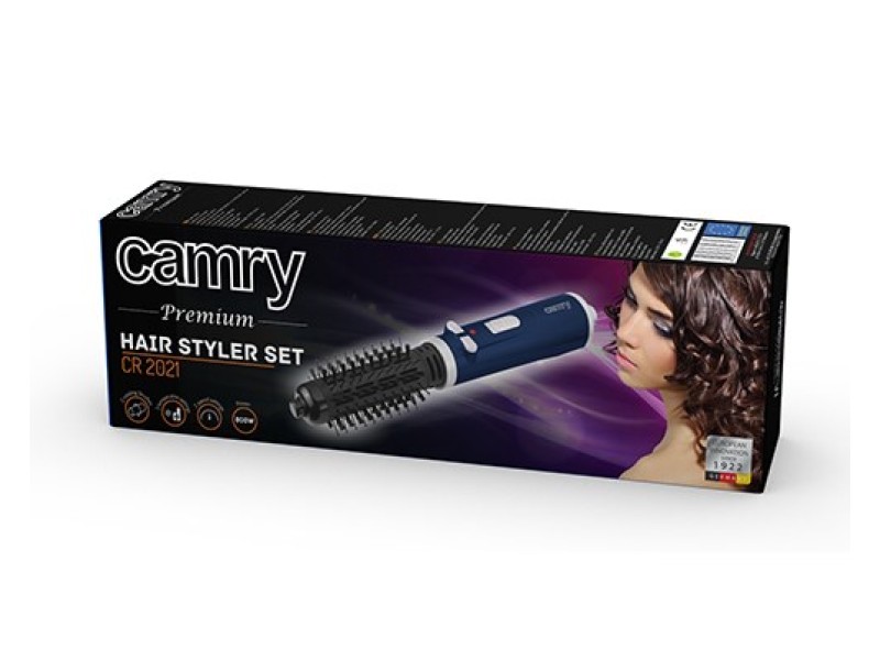Camry Premium CR 2021 hair styling tool Hair styling kit Steam Black, Blue, Grey 1000 W CR 2021 – CAMRY Грижа за косата