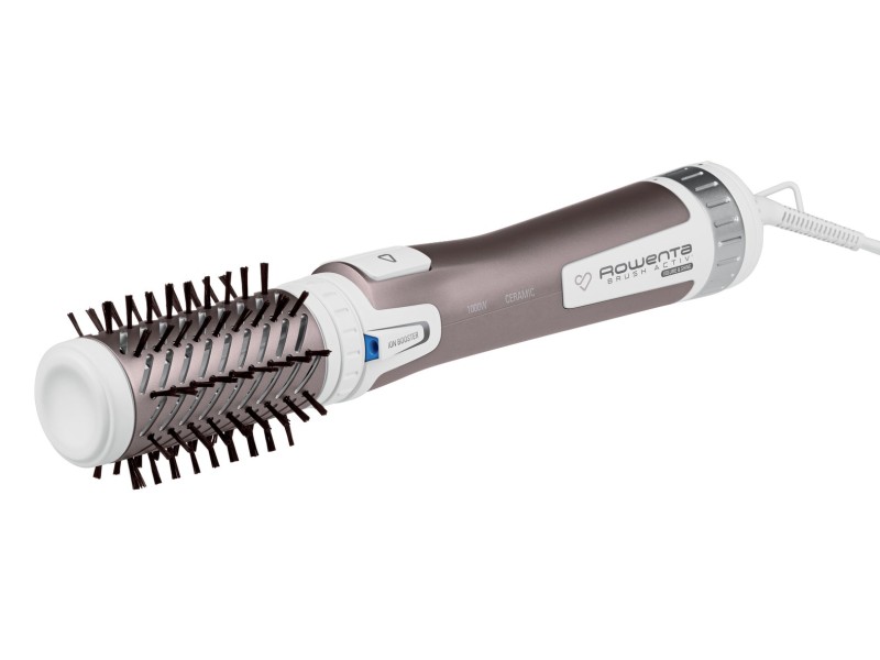 Rowenta Brush Activ Premium Care CF9540 Hot air brush Warm Aluminium, Metallic, White 1000 W 1.8 m CF9540F0 – Rowenta Грижа за косата