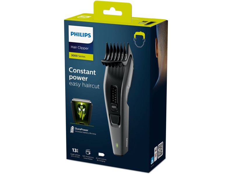 Philips HAIRCLIPPER Series 3000 HC3525/15 Self-sharpening metal blades Hair clipper HC3525/15 – Philips За мъжа
