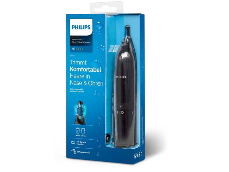 Philips Norelco NOSETRIMMER Series 1000 NT1650/16 hair trimmers/clipper Black NT1650/16 – Philips За мъжа