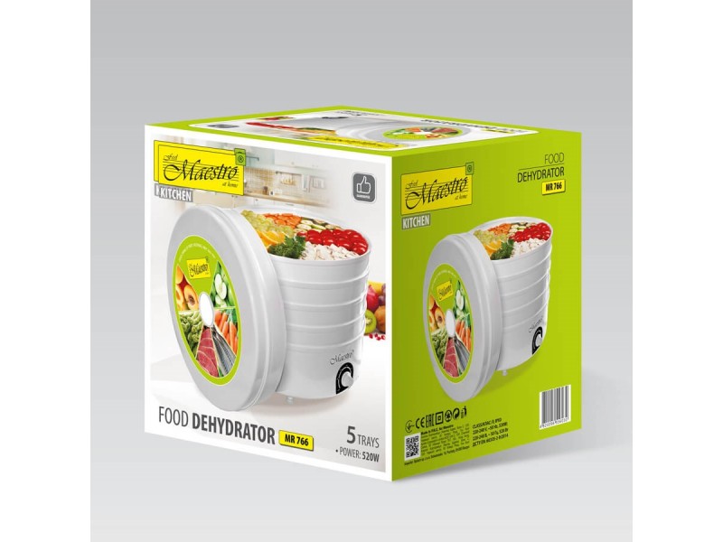 MAESTRO MR-766 Mushrooms and fruits dehydrator MR-766 – Maestro Сушилни за плодове и зеленчуци