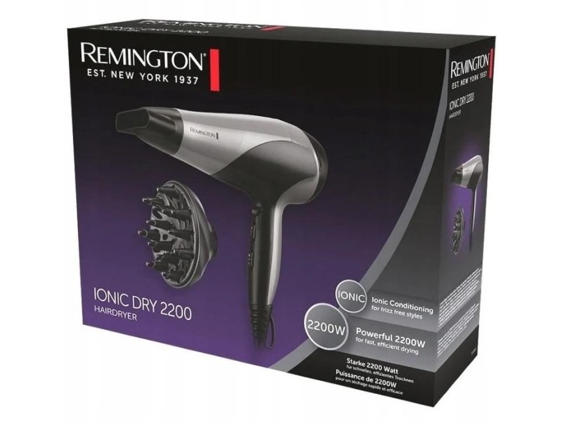 REMINGTON D3190S HAIR DRYER D3190S – REMINGTON Грижа за косата