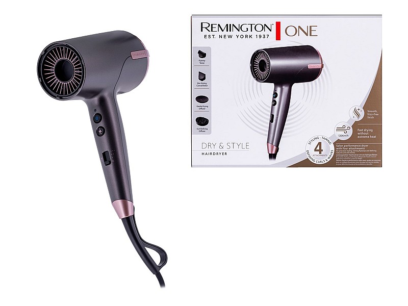 Remington D6077 hair dryer 2000 W Bronze, Grey D6077 – REMINGTON Грижа за косата