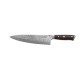 Chef Kohersen Elegance Ebony Wood Chefs knife Damascus steel 21.6 cm 72215 – KOHERSEN Кухненски пособия