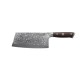 Cleaver Kohersen Elegance Ebony Wood Damascus steel cleaver 16.5 cm 72217 – KOHERSEN Кухненски пособия