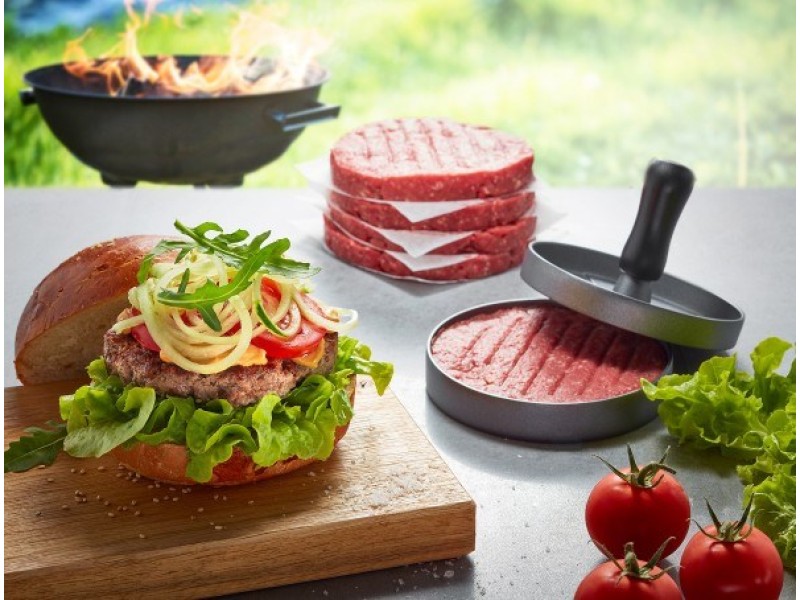 GEFU BBQ hamburger press Black, Grey Aluminium, Plastic G-89419 – GEFU Кухненски пособия